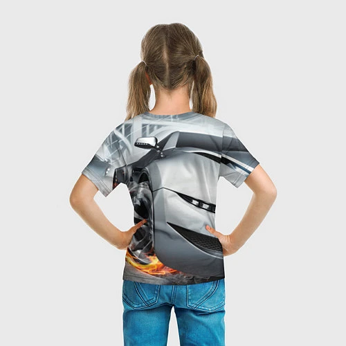 Детская футболка Lamborghini / 3D-принт – фото 6