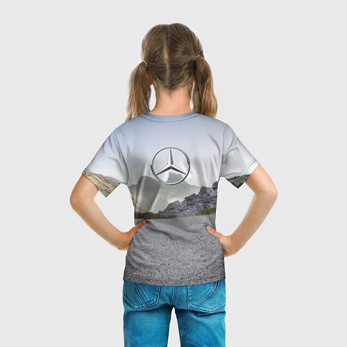 Детская футболка Mercedes V8 Biturbo / 3D-принт – фото 6