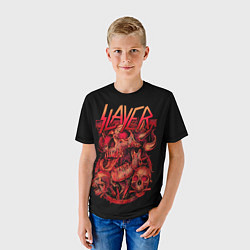 Футболка детская Slayer 20, цвет: 3D-принт — фото 2