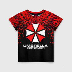 Футболка детская Umbrella Corporation, цвет: 3D-принт