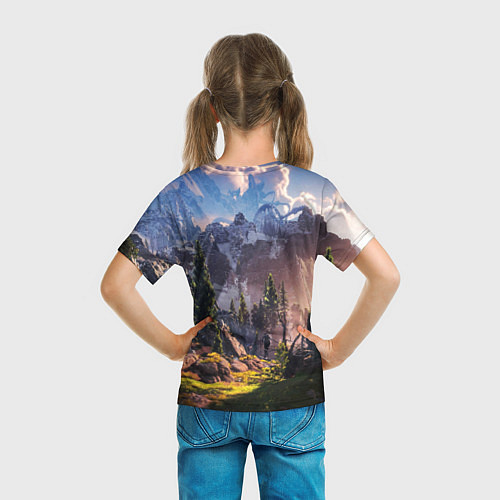 Детская футболка Horizon Zero Dawn / 3D-принт – фото 6