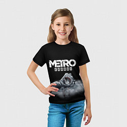Футболка детская METRO EXODUS, цвет: 3D-принт — фото 2