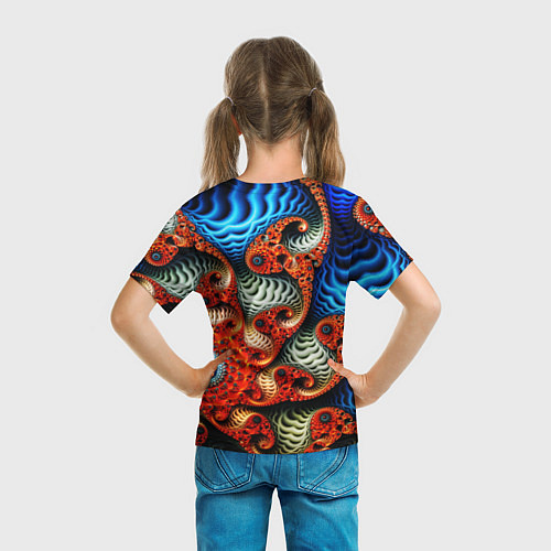 Детская футболка Fractal illusion / 3D-принт – фото 6