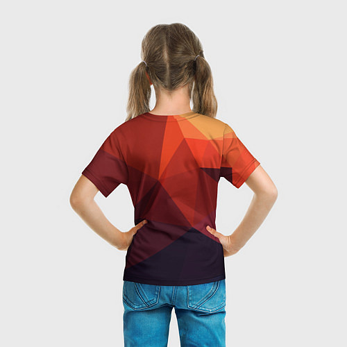 Детская футболка Грани / 3D-принт – фото 6