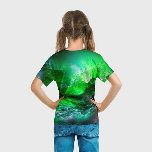 Детская футболка Space Leon Brawl Stars / 3D-принт – фото 6