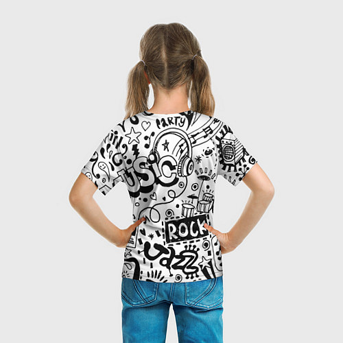 Детская футболка Rock / 3D-принт – фото 6