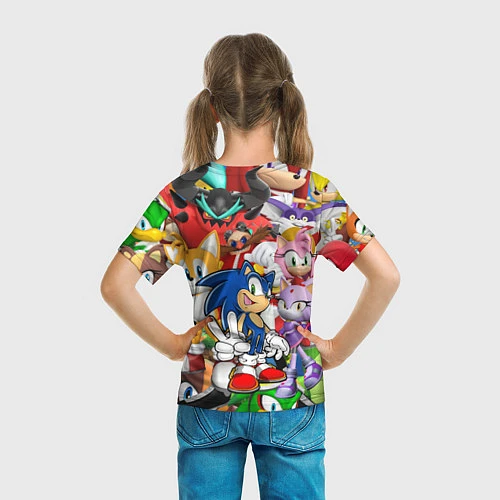 Детская футболка Sonic ПЕРСОНАЖИ / 3D-принт – фото 6