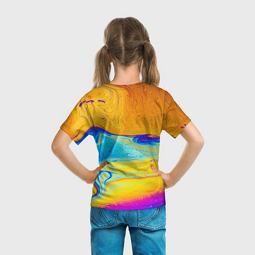 Детская футболка ABSTRACT WAVES / 3D-принт – фото 6