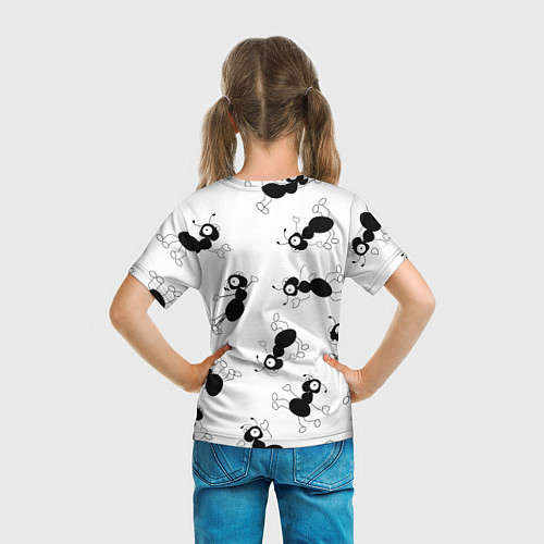 Детская футболка Муравьи / 3D-принт – фото 6