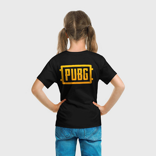 Детская футболка PUBG на спине / 3D-принт – фото 6