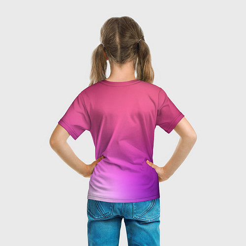 Детская футболка Нежный цвет / 3D-принт – фото 6