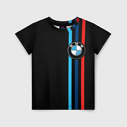 Футболка детская BMW M SPORT CARBON, цвет: 3D-принт