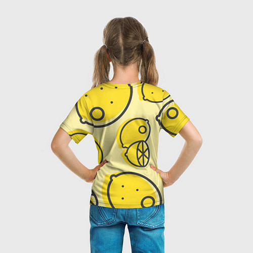 Детская футболка Лимончики / 3D-принт – фото 6