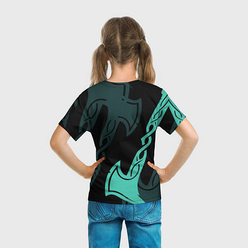 Детская футболка ASSASSINS CREED VALHALLA / 3D-принт – фото 6