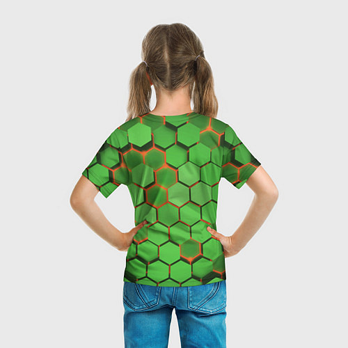 Детская футболка Leon Brawl Stars / 3D-принт – фото 6