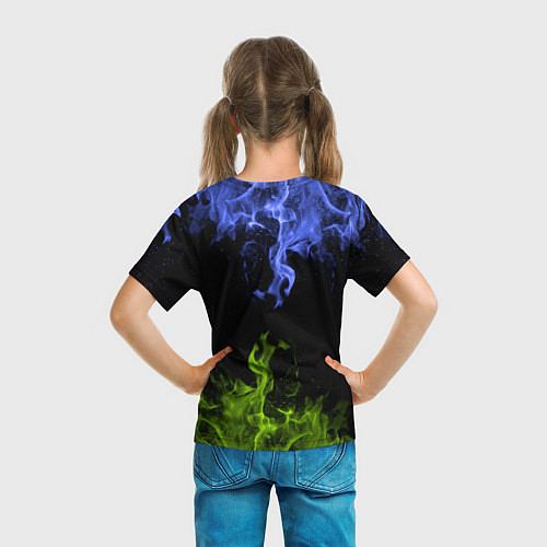 Детская футболка Leon Wolf / 3D-принт – фото 6