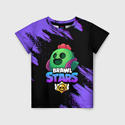 Футболка детская Brawl Stars SPIKE, цвет: 3D-принт