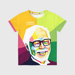 Футболка детская Hayao Miyazaki, цвет: 3D-принт