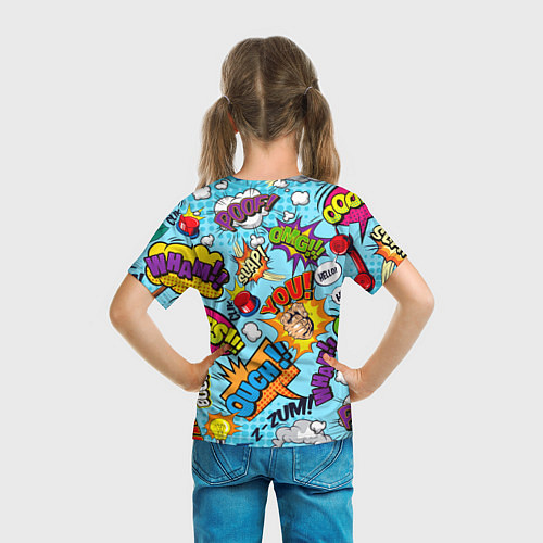 Детская футболка COMICS ART / 3D-принт – фото 6
