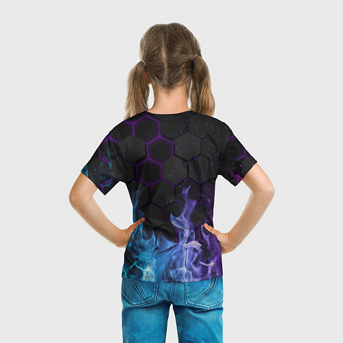 Детская футболка Fire / 3D-принт – фото 6