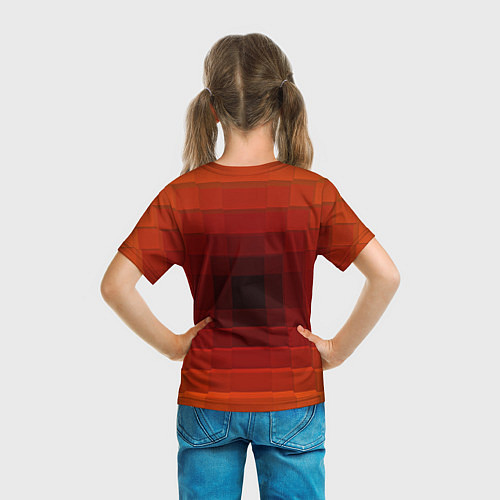Детская футболка Оптическая иллюзия / 3D-принт – фото 6