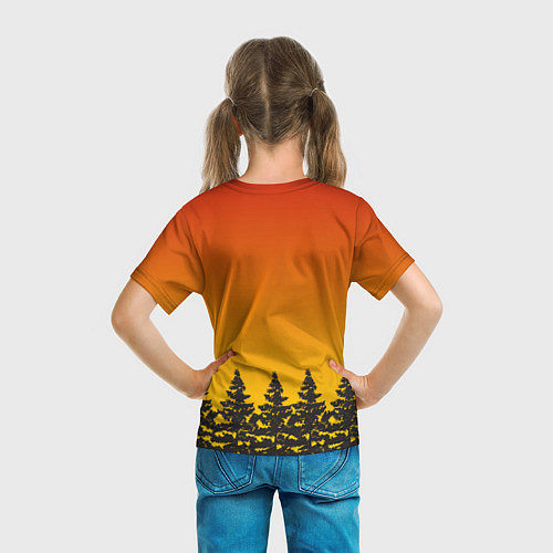Детская футболка Ёлки / 3D-принт – фото 6