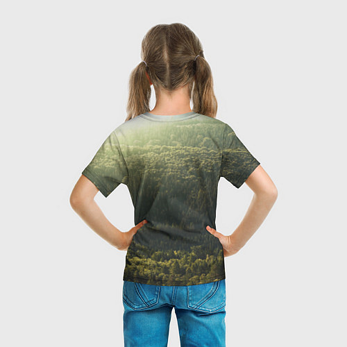 Детская футболка Летний лес / 3D-принт – фото 6