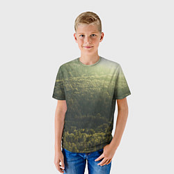 Футболка детская Летний лес, цвет: 3D-принт — фото 2