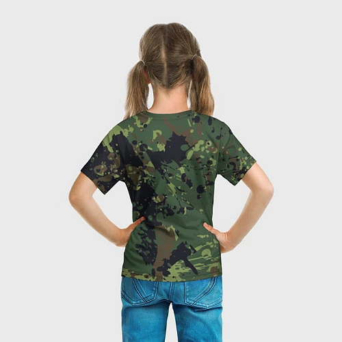 Детская футболка МИЛИТАРИ / 3D-принт – фото 6