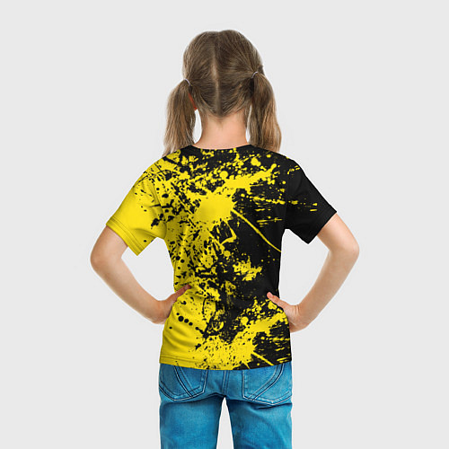Детская футболка Ночное солнце / 3D-принт – фото 6