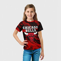 Футболка детская CHICAGO BULLS, цвет: 3D-принт — фото 2
