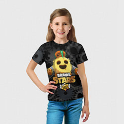 Футболка детская Brawl Stars Robot Spike, цвет: 3D-принт — фото 2
