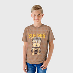 Футболка детская Большой пёс, цвет: 3D-принт — фото 2