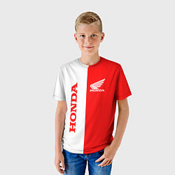 Футболка детская HONDA, цвет: 3D-принт — фото 2