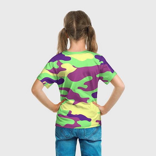 Детская футболка Камуфляж / 3D-принт – фото 6