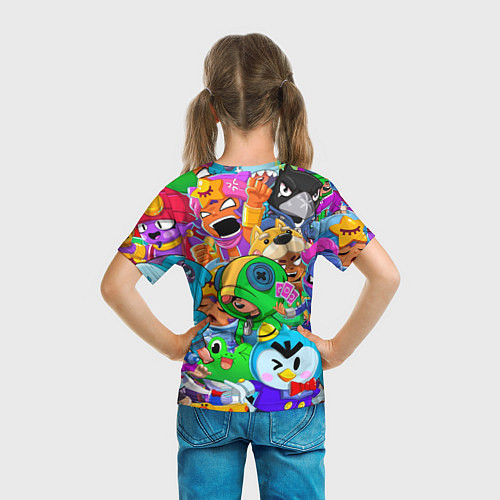 Детская футболка BRAWL STARS NANI / 3D-принт – фото 6