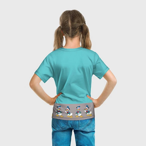 Детская футболка Дональд Дак на воздушном шаре / 3D-принт – фото 6