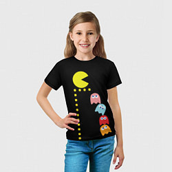 Футболка детская Pac-man, цвет: 3D-принт — фото 2