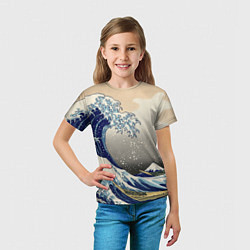 Футболка детская ЯПОНСКАЯ КАРТИНА, цвет: 3D-принт — фото 2
