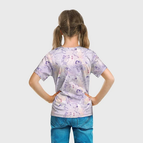 Детская футболка Fa Ping Pattern / 3D-принт – фото 6