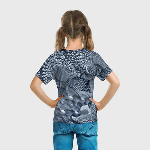 Детская футболка GREY / 3D-принт – фото 6