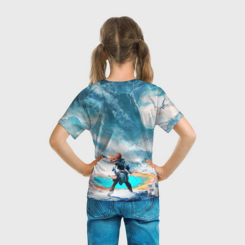 Детская футболка HORIZON ZERO DAWN / 3D-принт – фото 6