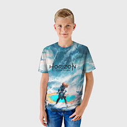 Футболка детская HORIZON ZERO DAWN, цвет: 3D-принт — фото 2
