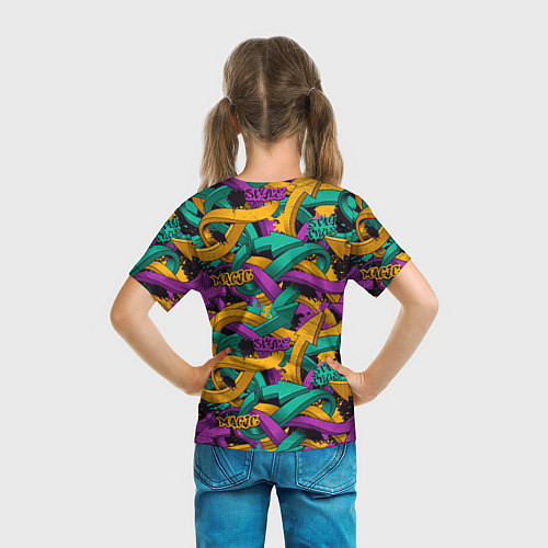 Детская футболка Граффити / 3D-принт – фото 6
