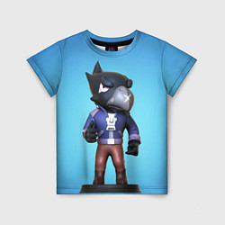 Футболка детская Brawl Stars Crow, цвет: 3D-принт