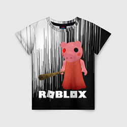 Футболка детская Roblox Piggy, цвет: 3D-принт