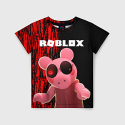 Детская футболка Roblox Piggy