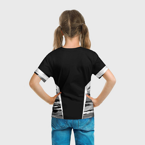 Детская футболка Пётр - камуфляж / 3D-принт – фото 6