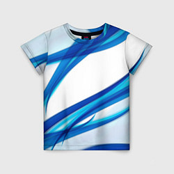 Футболка детская STRIPES BLUE, цвет: 3D-принт