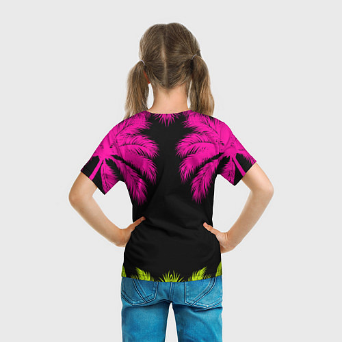 Детская футболка Пальмы / 3D-принт – фото 6
